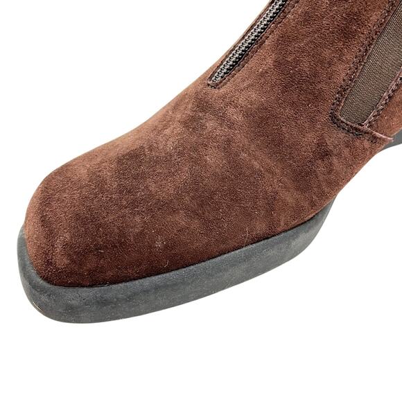 Blondo Chocolate Dark Brown Genuine Leather Suede Loafers Comfort Shoes 10 - Picture 7 of 16